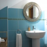 The family bathroom (Tuareg) in the Little House which can be rented alongside the Main House in Puligny Montrachet