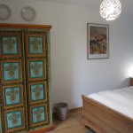 Our Tunisia-inspired bedroom at 10pm, our luxury holiday home in Burgundy (Puligny Montrachet, Cote d'Or)