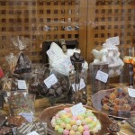 The window of Marc Wettling's extraordinary shop near our luxury vacation home in Puligny Montrachet, Burgundy