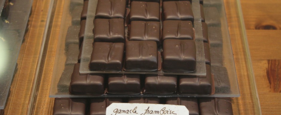 At 10pm in Puligny Montrachet we are big fans (no, devotees) of Marc Wettling's ganache framboise and have exported it all over the world!