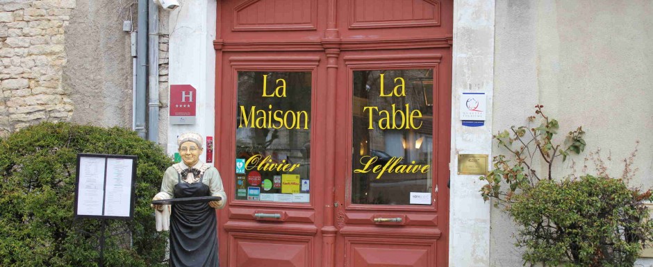 Walk from 10pm, our vacation rental in Puligny Montrachet, Burgundy, to Olivier Leflaive's tasting lunch literally less than 300 yards away