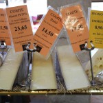 Cheese available in Beaune market