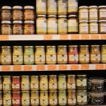 Dijon mustards - so many to try when you are near Beaune