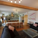 Living room at 10pm, our luxury vacation rental in Puligny-Montrachet, near beaune, Burgundy