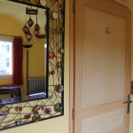 The Senegal bedroom at our luxury vacation rental near Beaune, Burgundy