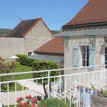 Gardens at 10pm, our luxury vacation rental in Puligny-Montrachet, near beaune, Burgundy